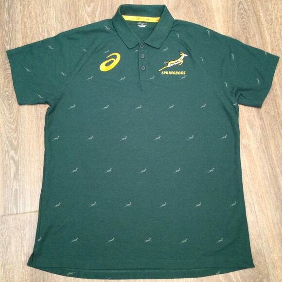 Asics Other - Asics South Africa Rugby Springboks Polo M/L read